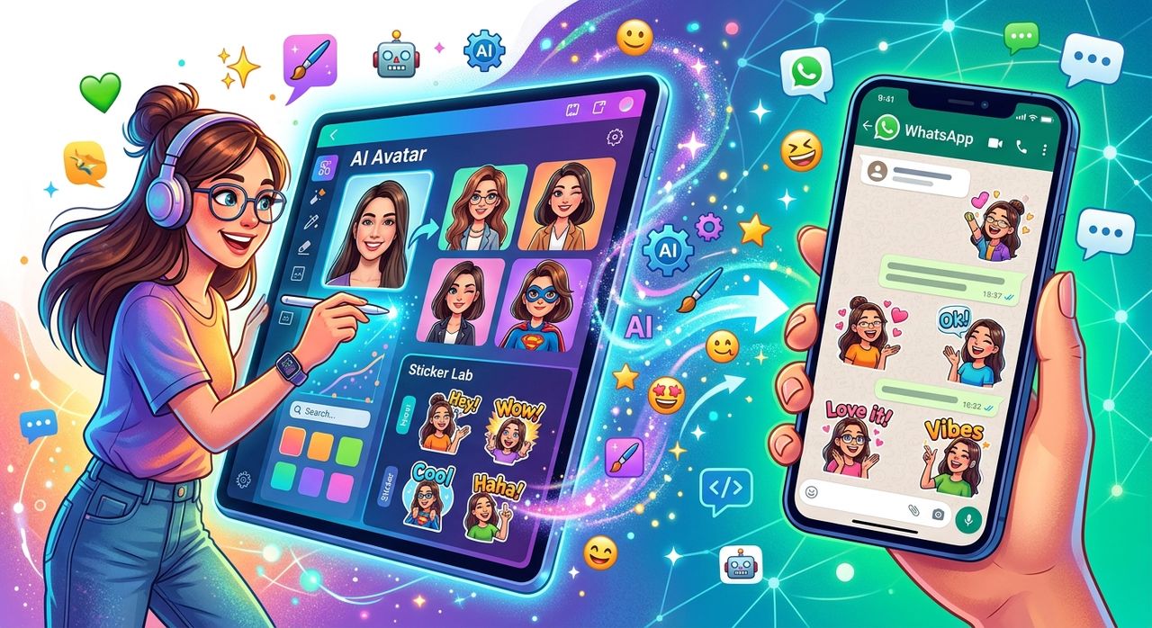 Como Criar Avatares E Stickers Personalizados Com IA Para O WhatsApp