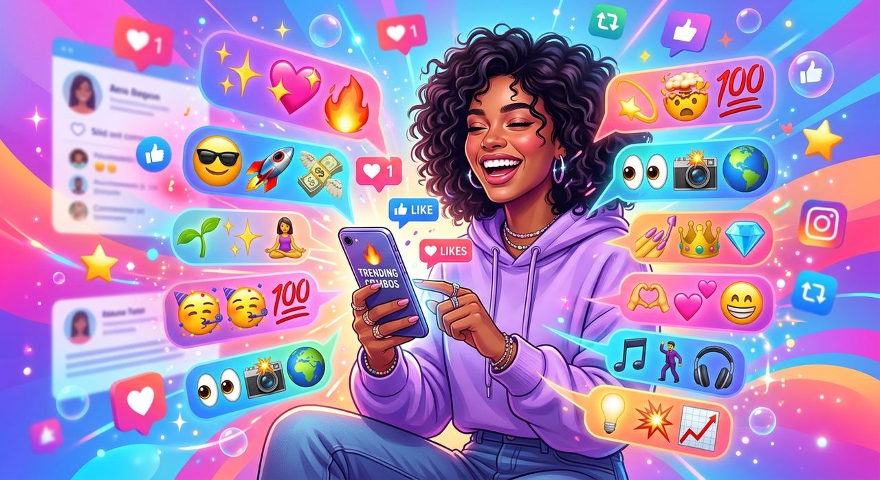 Combinações De Emojis Que Fazem Sucesso Nas Redes Sociais Em 2025