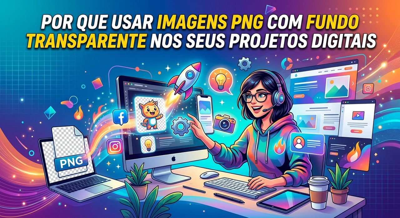 Por Que Usar Imagens PNG Com Fundo Transparente Nos Seus Projetos Digitais