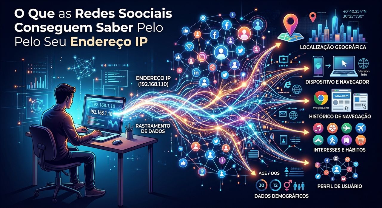 O Que as Redes Sociais Conseguem Saber Pelo Seu Endereço IP
