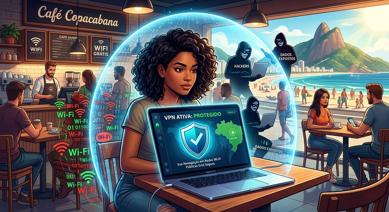 Por Que Usar Uma VPN Ao Navegar Em Redes Wi-Fi Públicas No Brasil